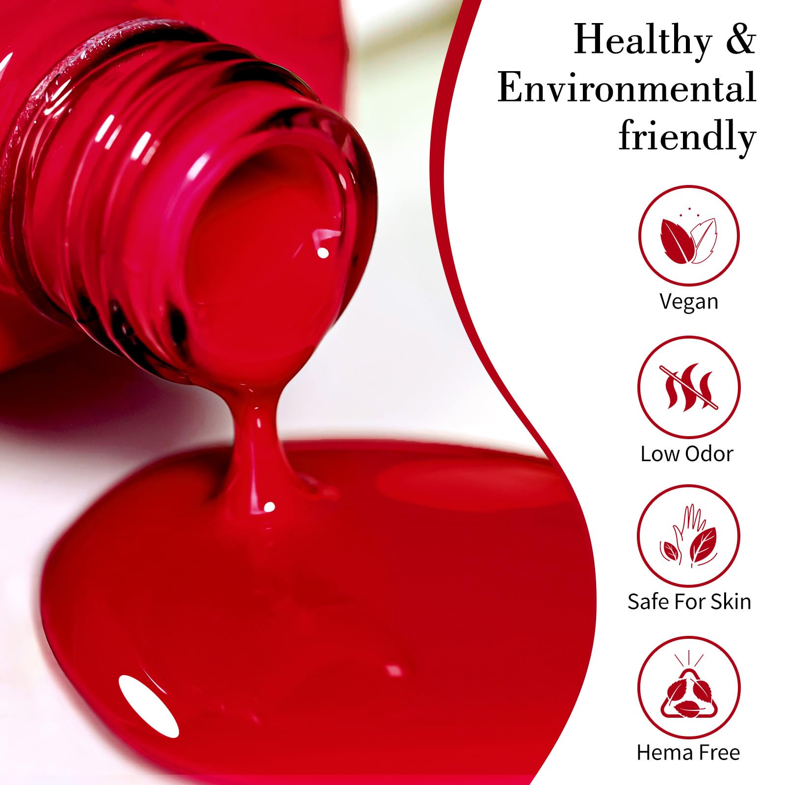 CANNI gel nail polish brush applicator enables smooth, precise application