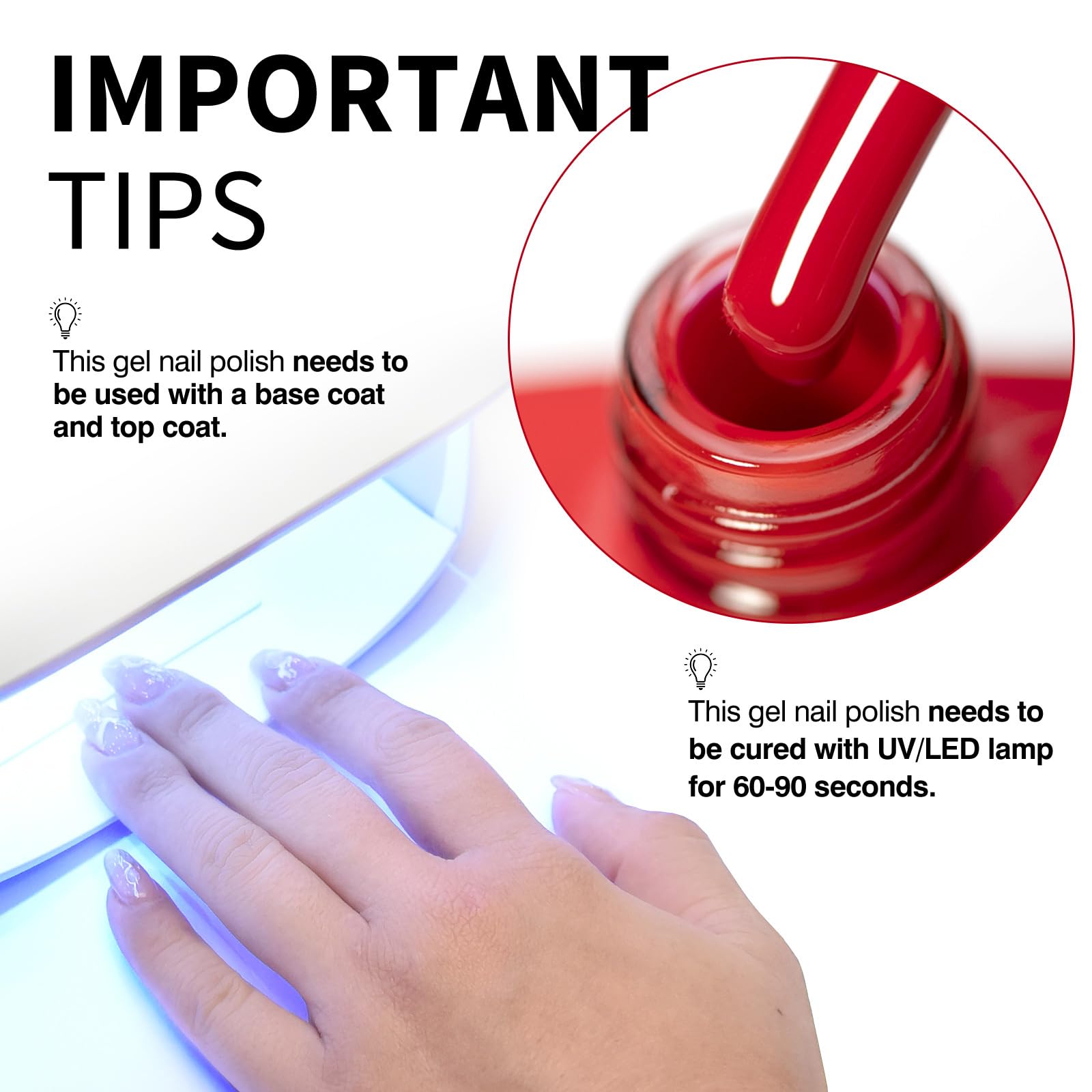 CANNI gel nail polish on-nail close-up shows glossy, even coverage
