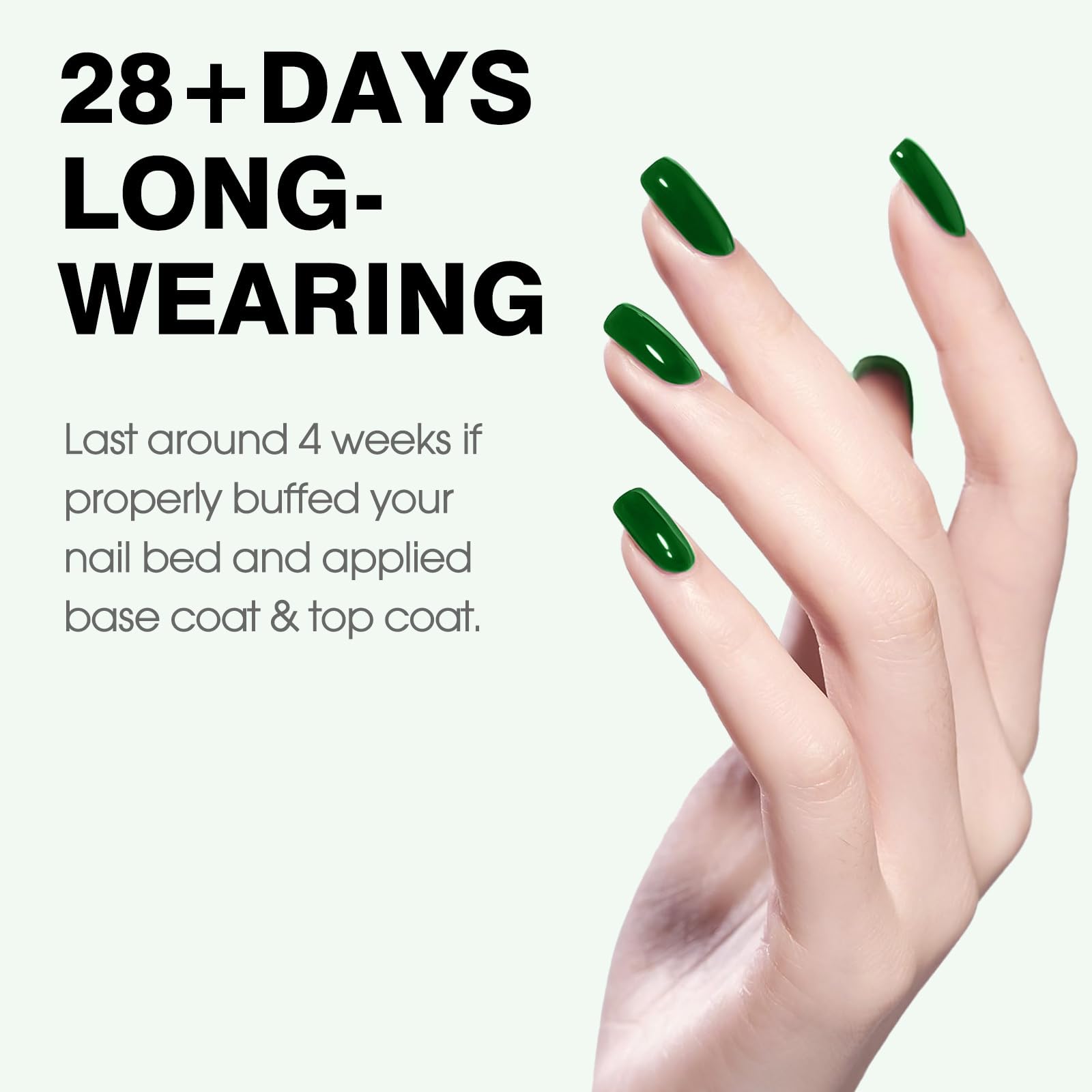 CANNI glossy gel finish on nails with salon-like shine.