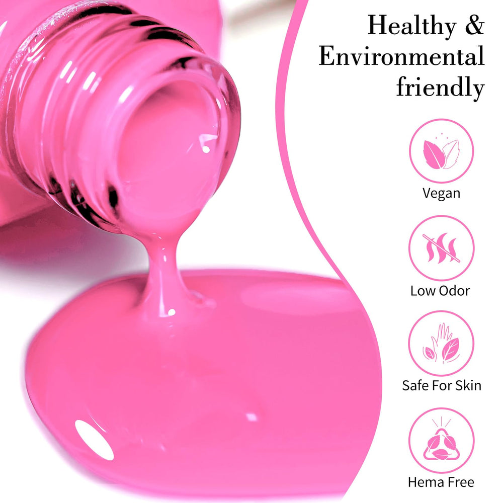 Close-up of CANNI gel nail polish brush applying smooth color