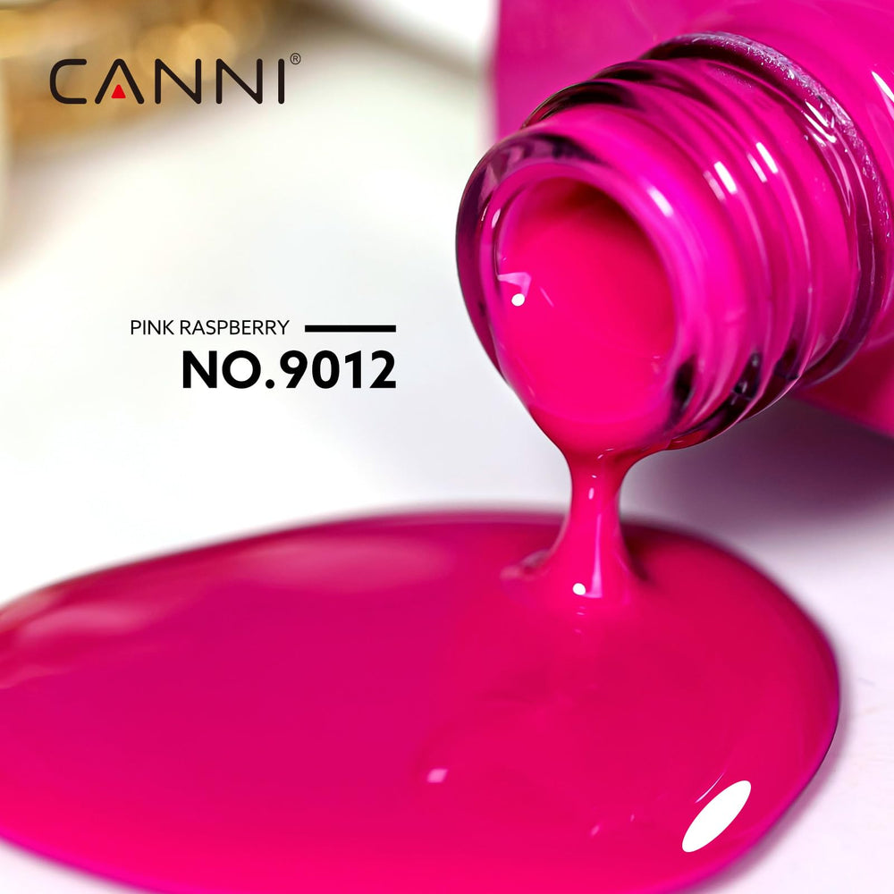 CANNI hot pink gel polish color swatch showing a rich, high-pigment shade.
