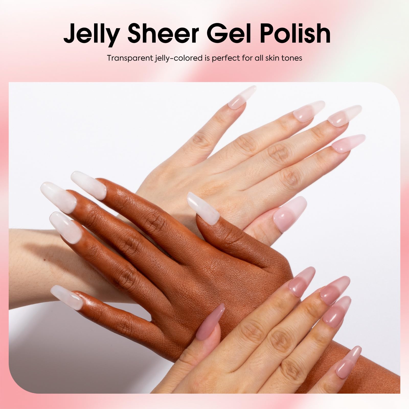 CANNI Jelly Nude Pink: base y top necesarios para acabado