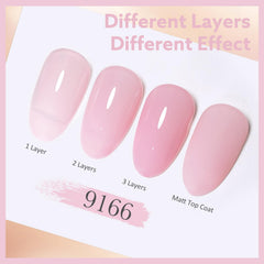 CANNI Jelly Nude Pink color bottle inside view helps match shade before application
