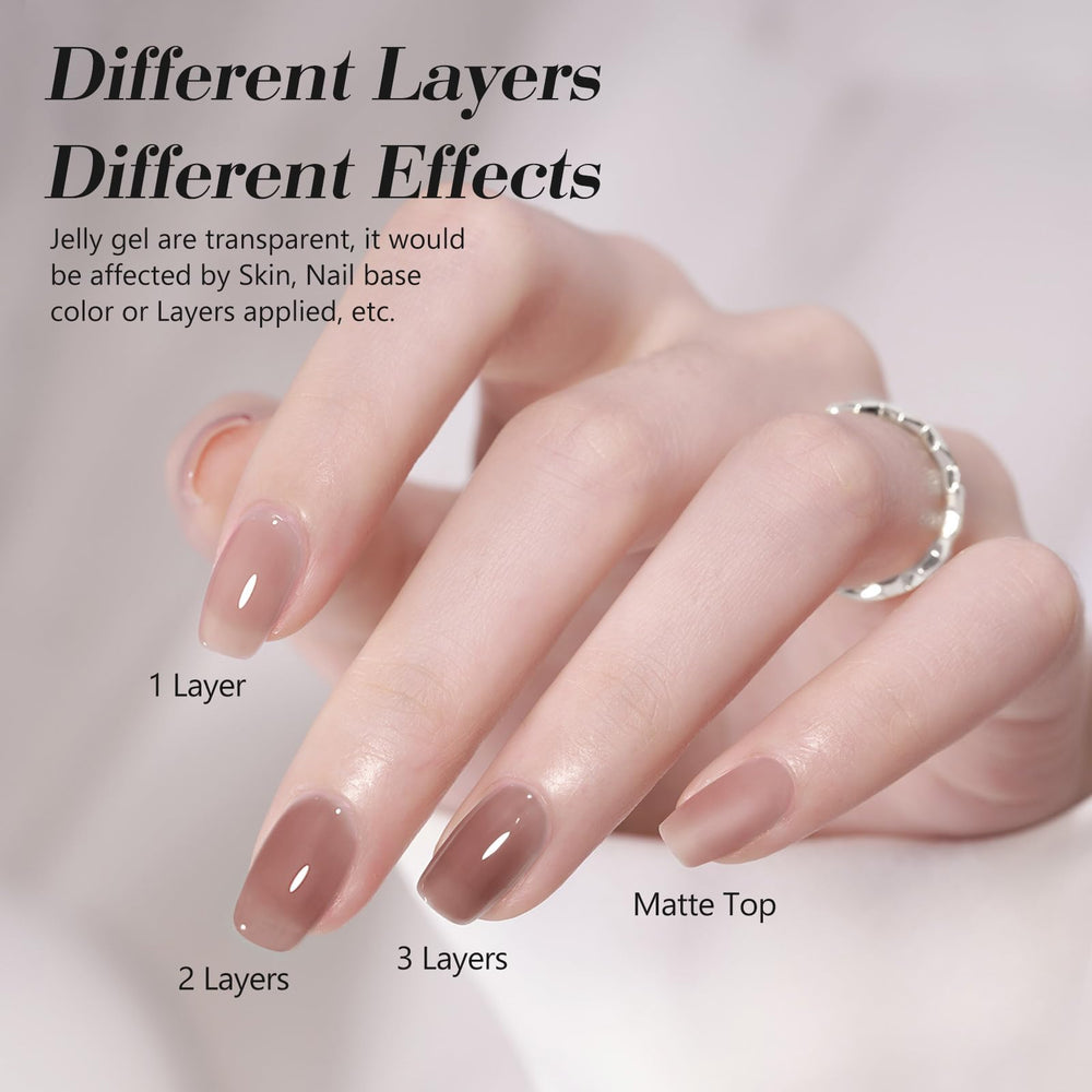 CANNI Jelly Nude Pink packaging shot highlights salon-quality home manicure kit