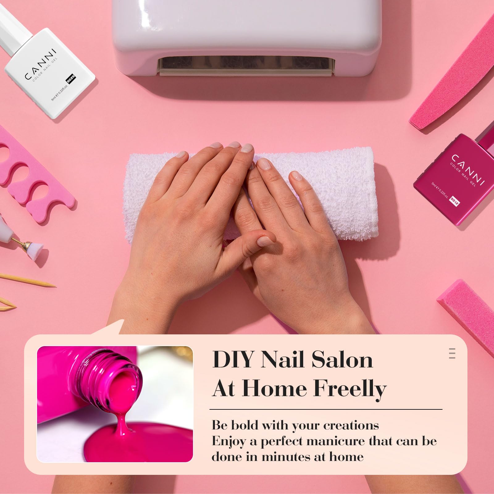 CANNI Jelly Nude Pink: regalo ideal para amantes de las uñas