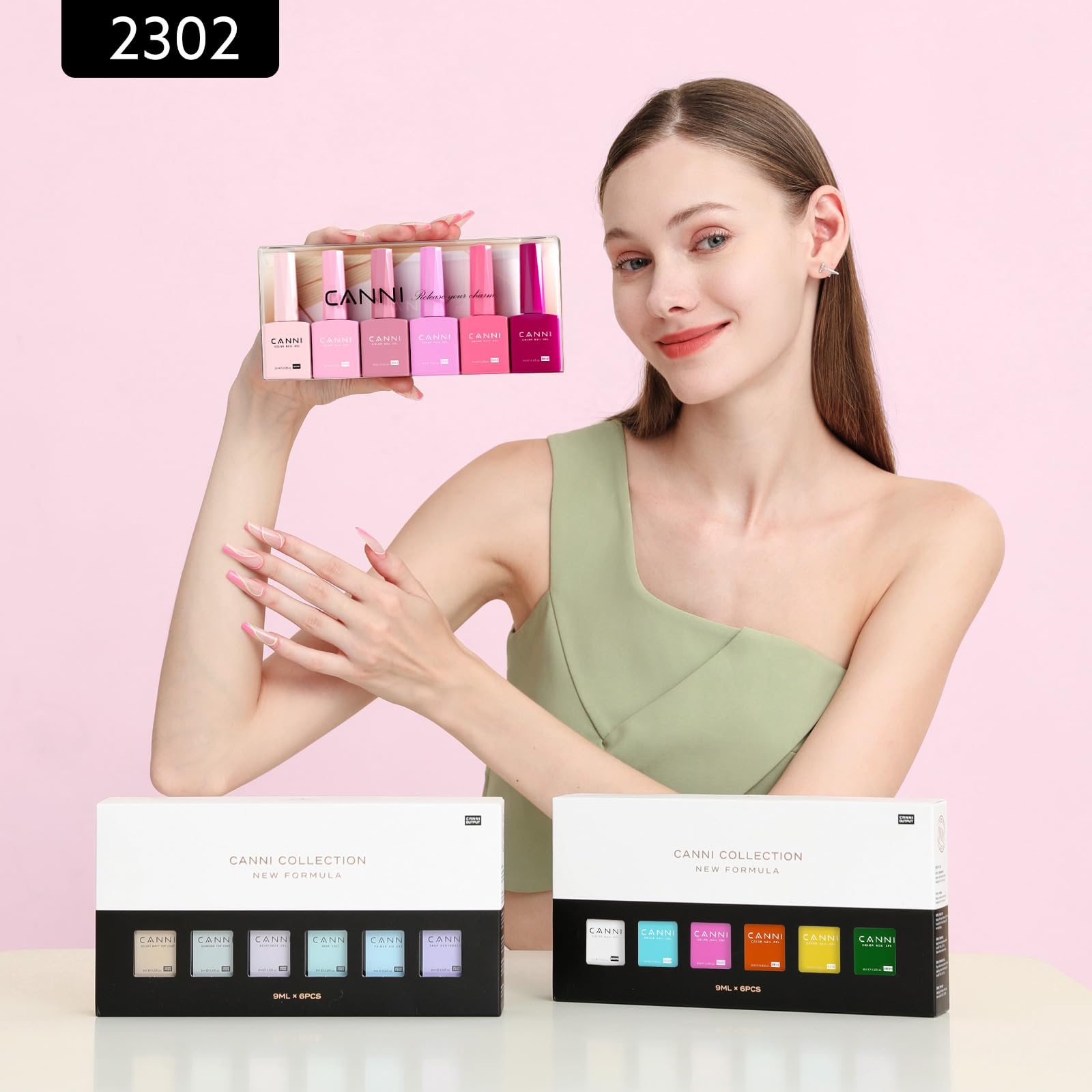 CANNI LED-curing setup enabling efficient gel polish use