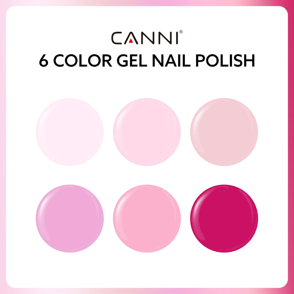 CANNI light pink bottle with 3D crystal label for precise shade view