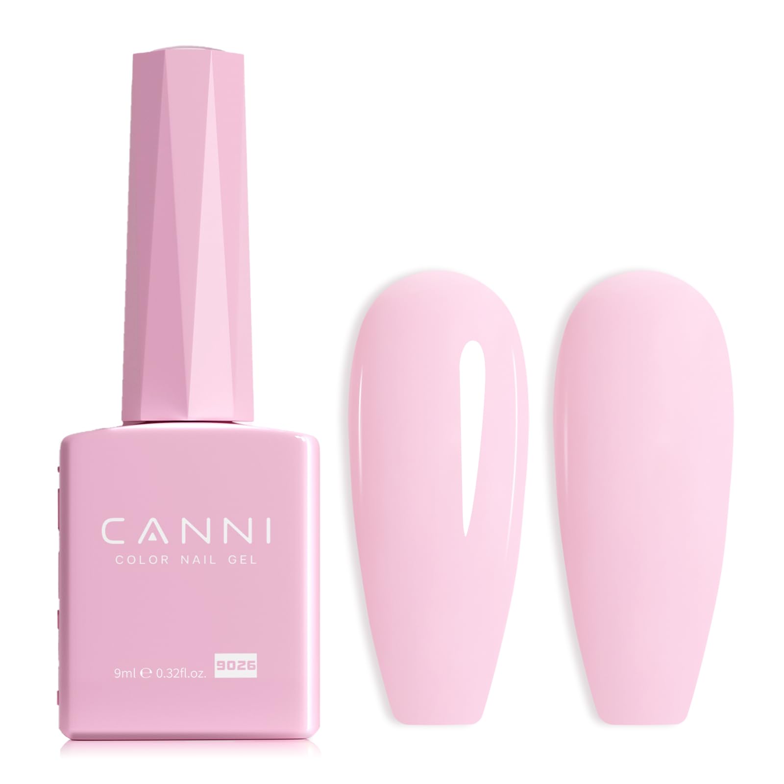 CANNI light pink gel polish may last up to 30 days with proper application