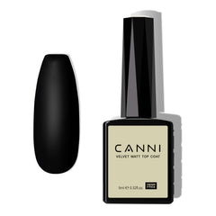 Esmalte gel mate de CANNI en envase compacto para aplicación limpia