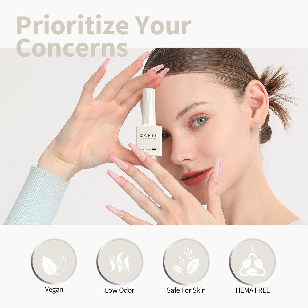 CANNI Milky Gel offers long wear with minimal chipping.