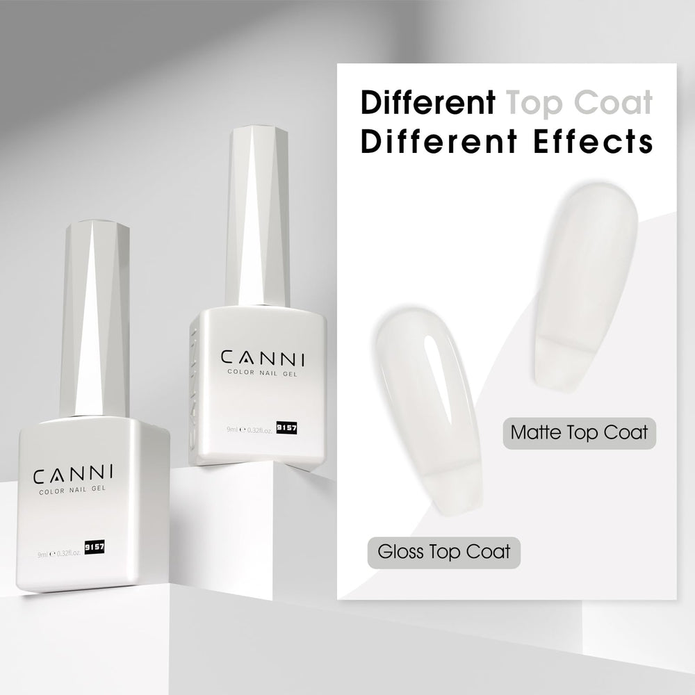 CANNI Milky White Jelly Gel Polish packaging and bottle