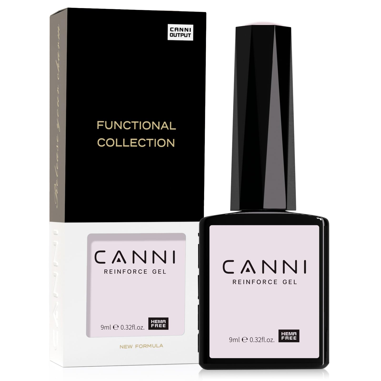 CANNI gel fortalecedor de uñas en bote, refuerza uñas débiles.