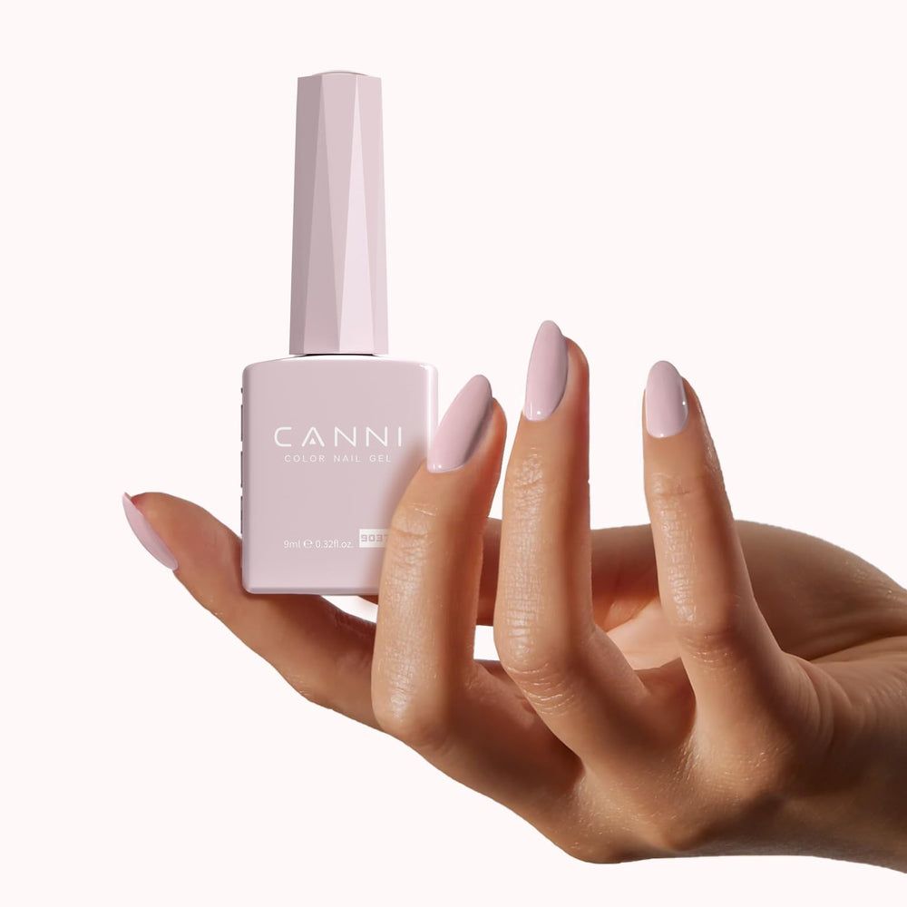 CANNI Nude Gel Polish bottle side label detail.