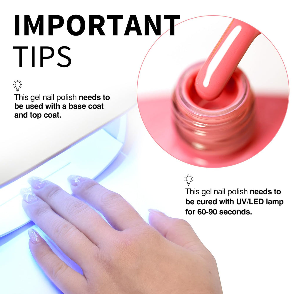 CANNI Pink Gel Nail Polish cured finish showing high-shine layer.
