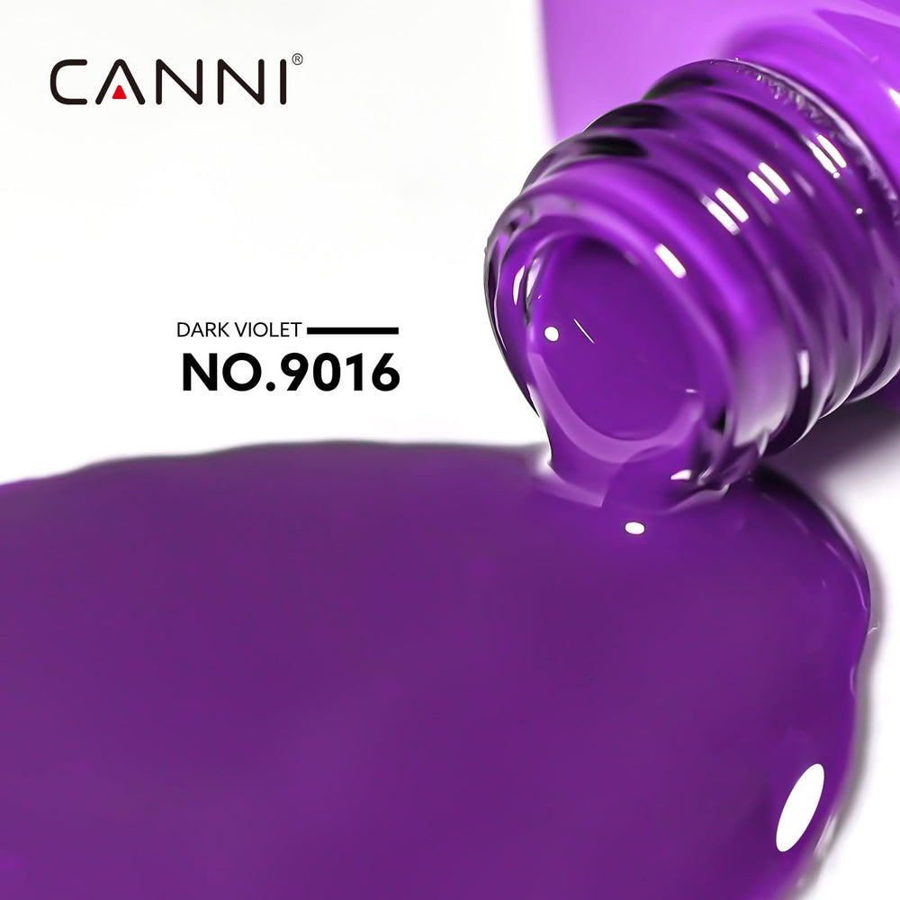 CANNI gel polish color bottle view shows true shade for accurate home manicure planning.