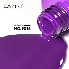 CANNI gel polish color bottle view shows true shade for accurate home manicure planning.