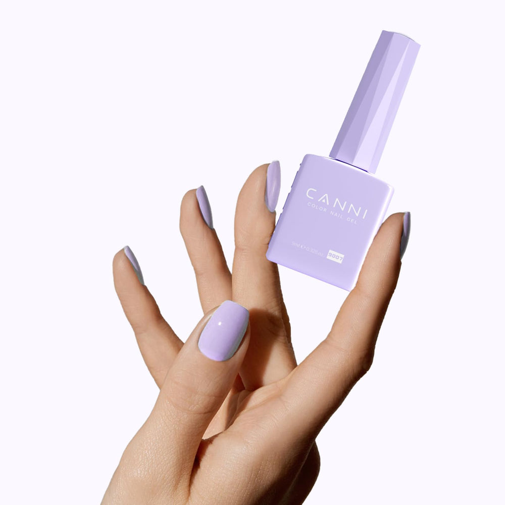 CANNI gel polish under UV/LED lamp for quick curing