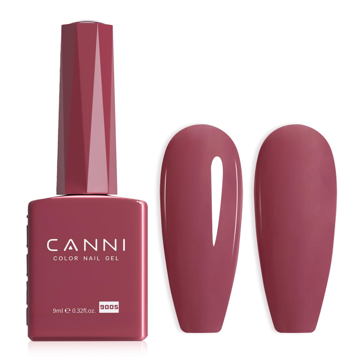 CANNI Red gel nail polish bottle close-up for rich at-home manicure
