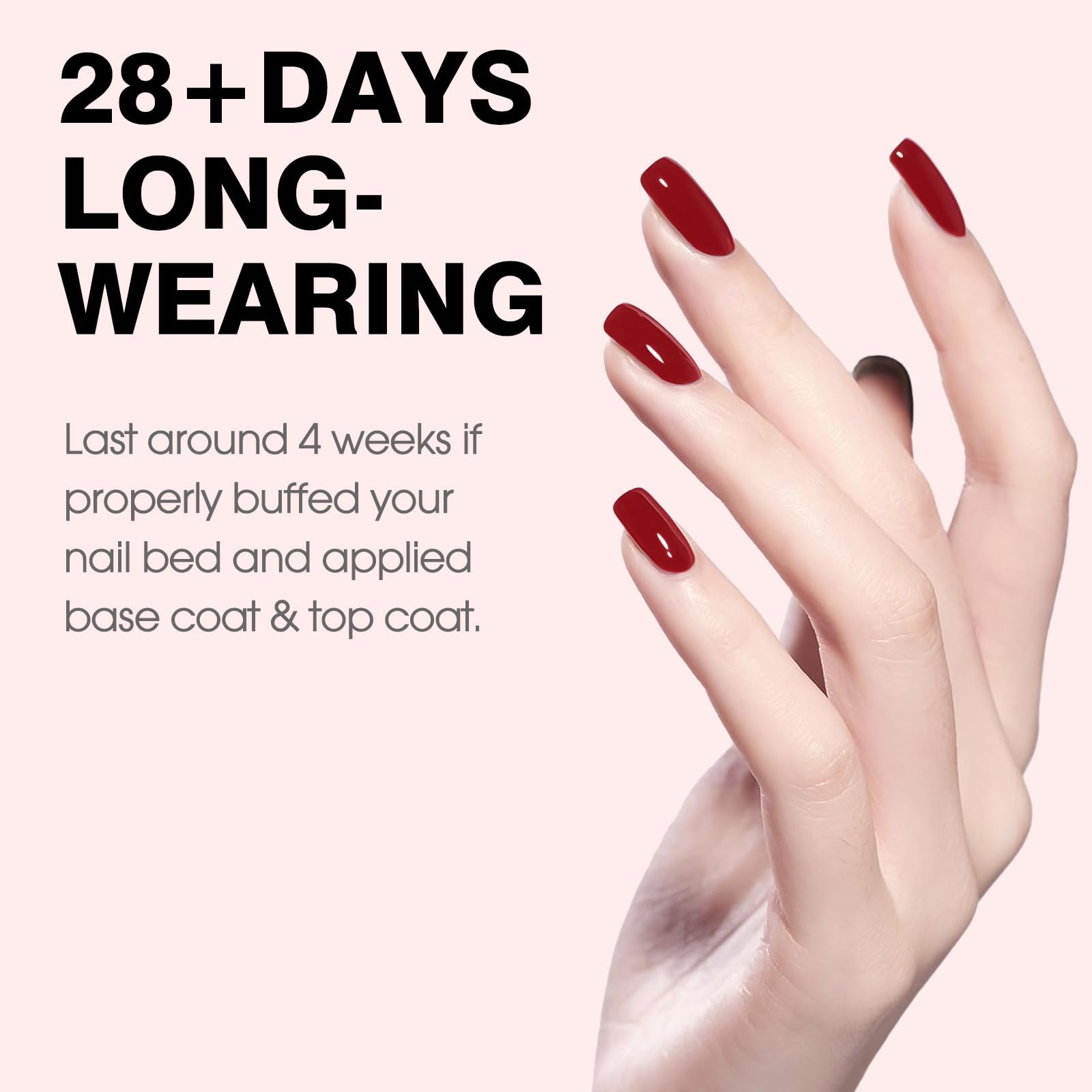CANNI Red Gel Polish cap and bottle with sleek packaging for easy storage