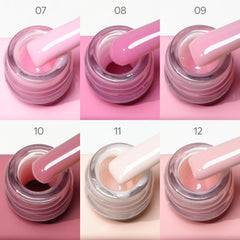CANNI Rubber Base Gel set packaging close-up for accurate color view