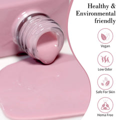 CANNI jelly gel polish brush applying on nail for easy home manicure.