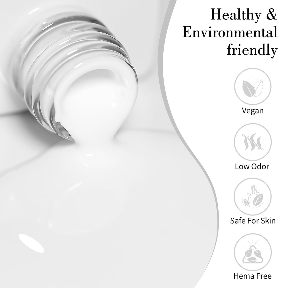 CANNI White Gel Polish brush application demonstrates easy, beginner-friendly manicure results.