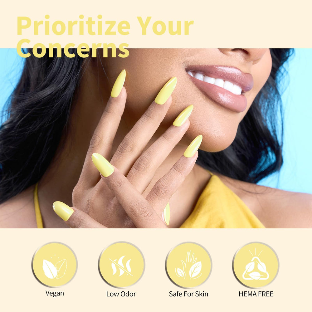 CANNI Gel Polish with base and top coat—best results when used together.
