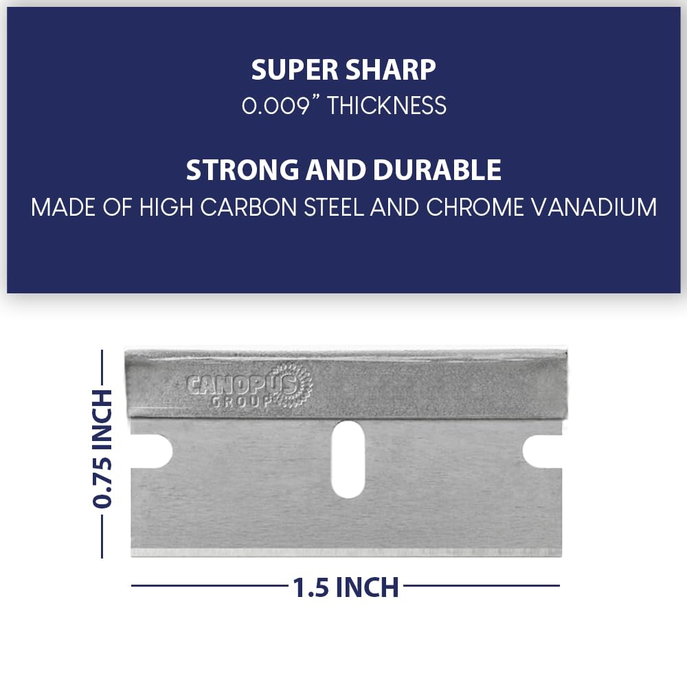 CANOPUS blade individually wrapped in protective paper for safe handling.