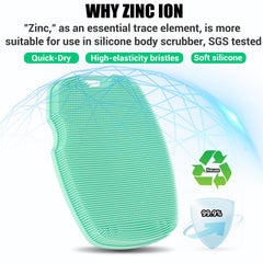 Canroom exfoliante de silicona con superficie mate facilita la limpieza diaria.