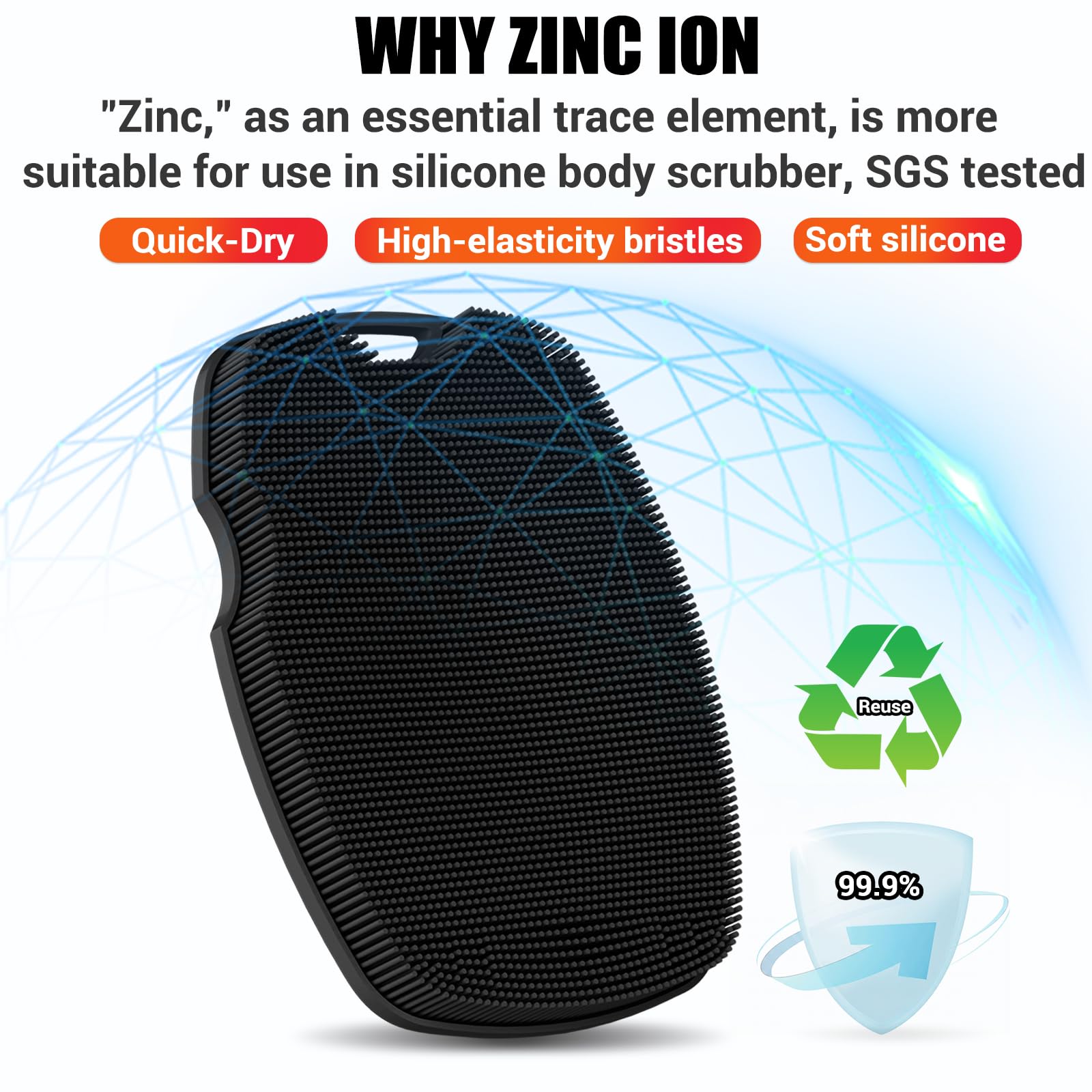 Canroom textura suave silicona ofrece sensación agradable y exfoliación delicada