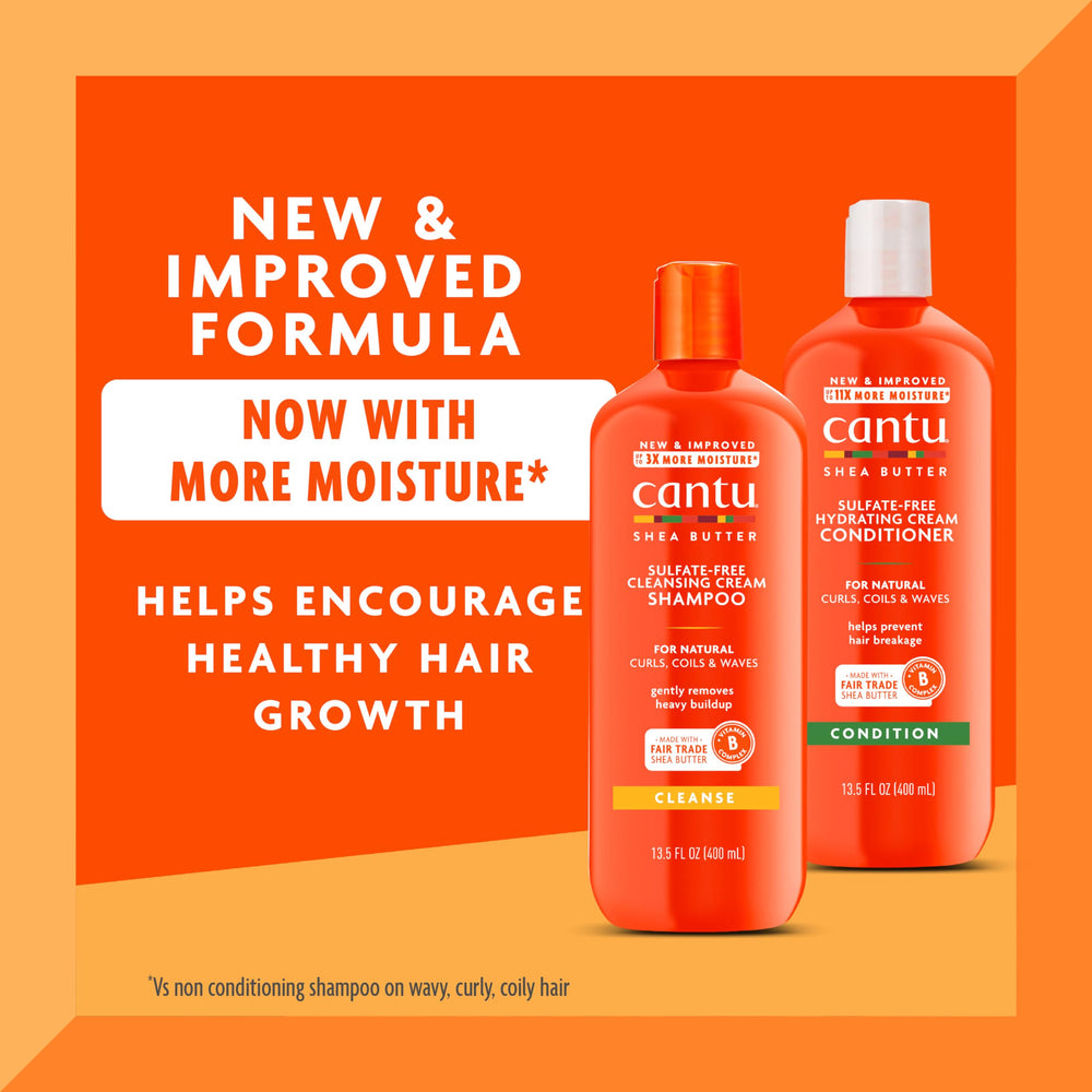 Acondicionador Cantu con manteca de karité hidrata rizos naturales