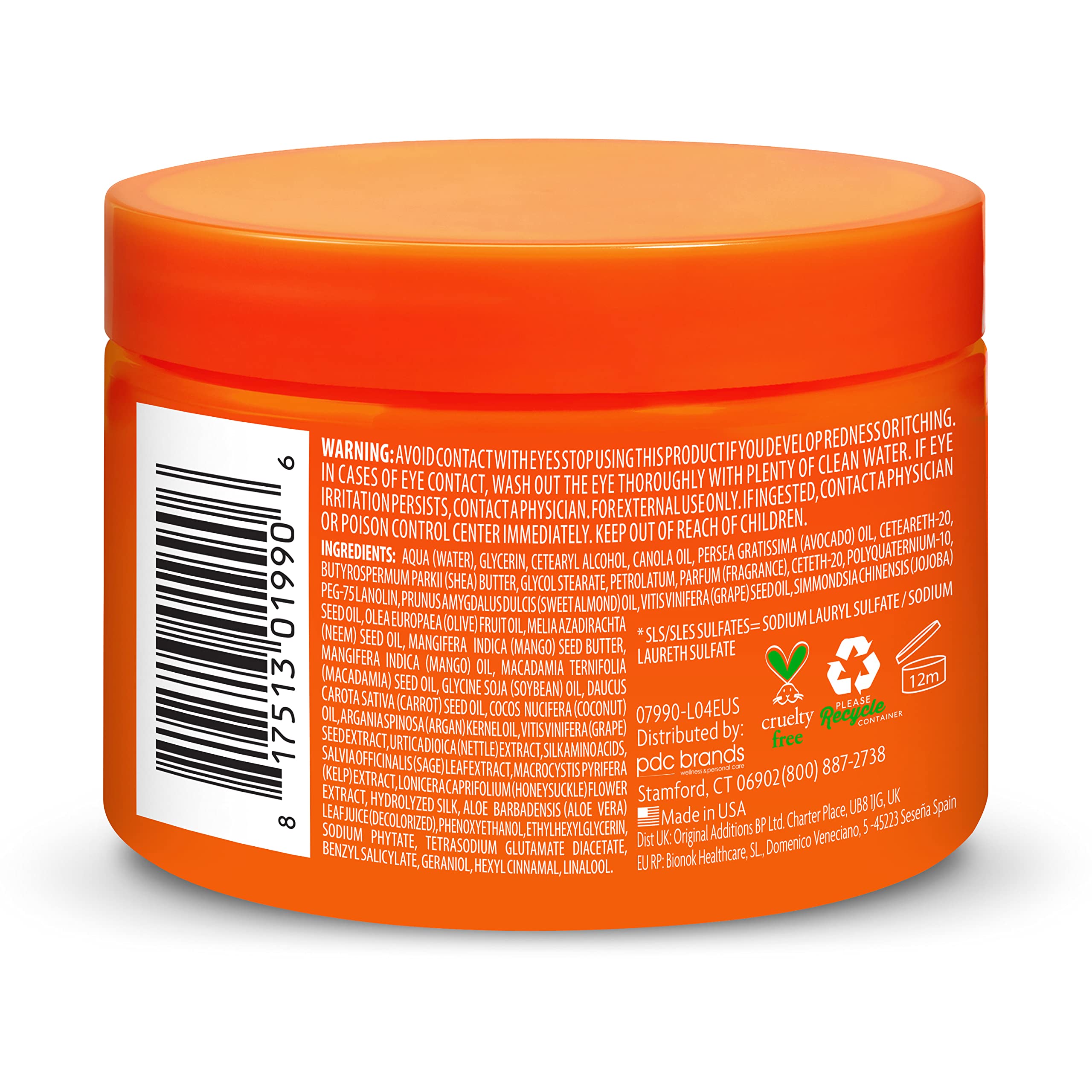 Cantu Crema para Aguacate en estilos de rizos con torcidos y trenzas.
