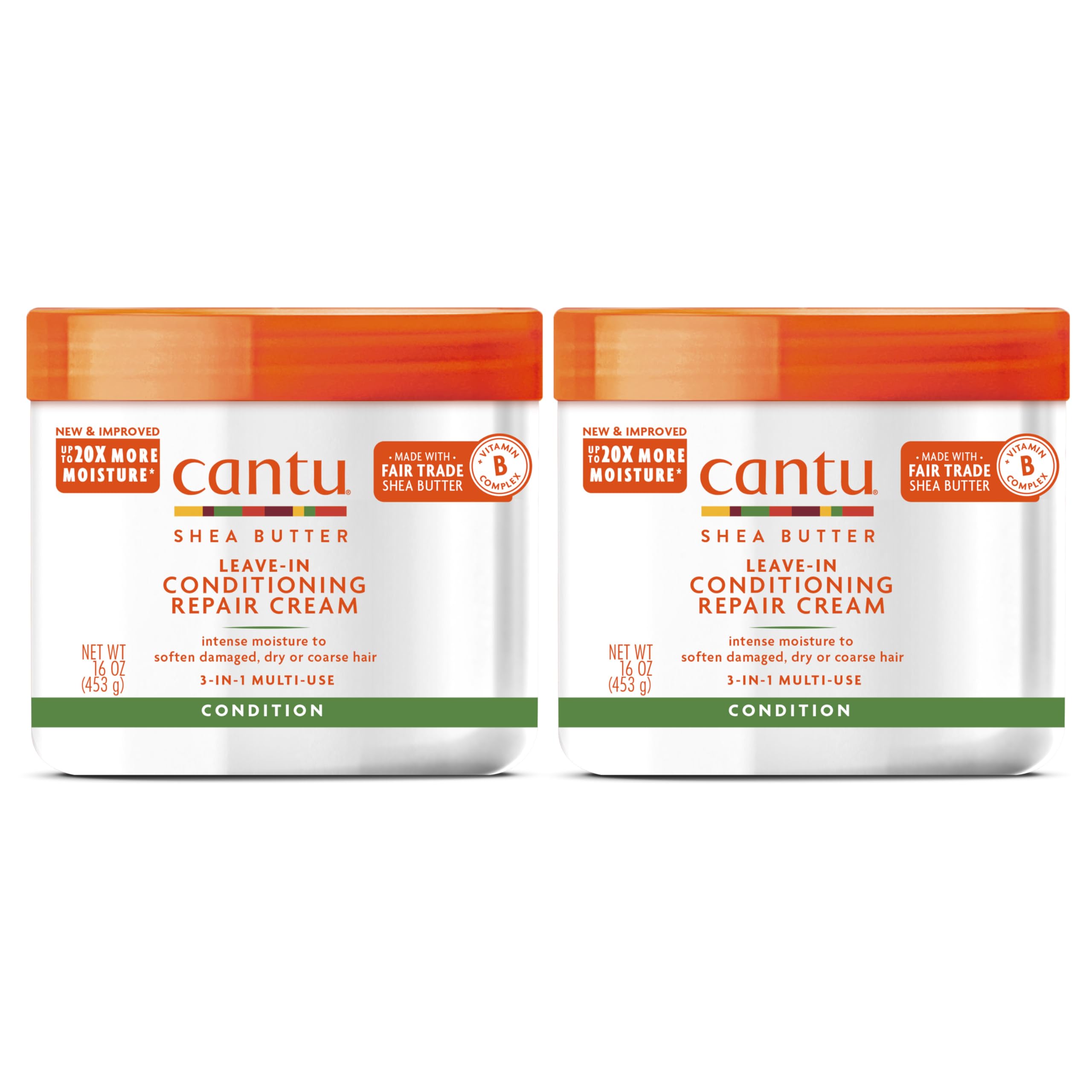 Cantu crema reparadora con manteca de karité en bote ofrece hidratación profunda