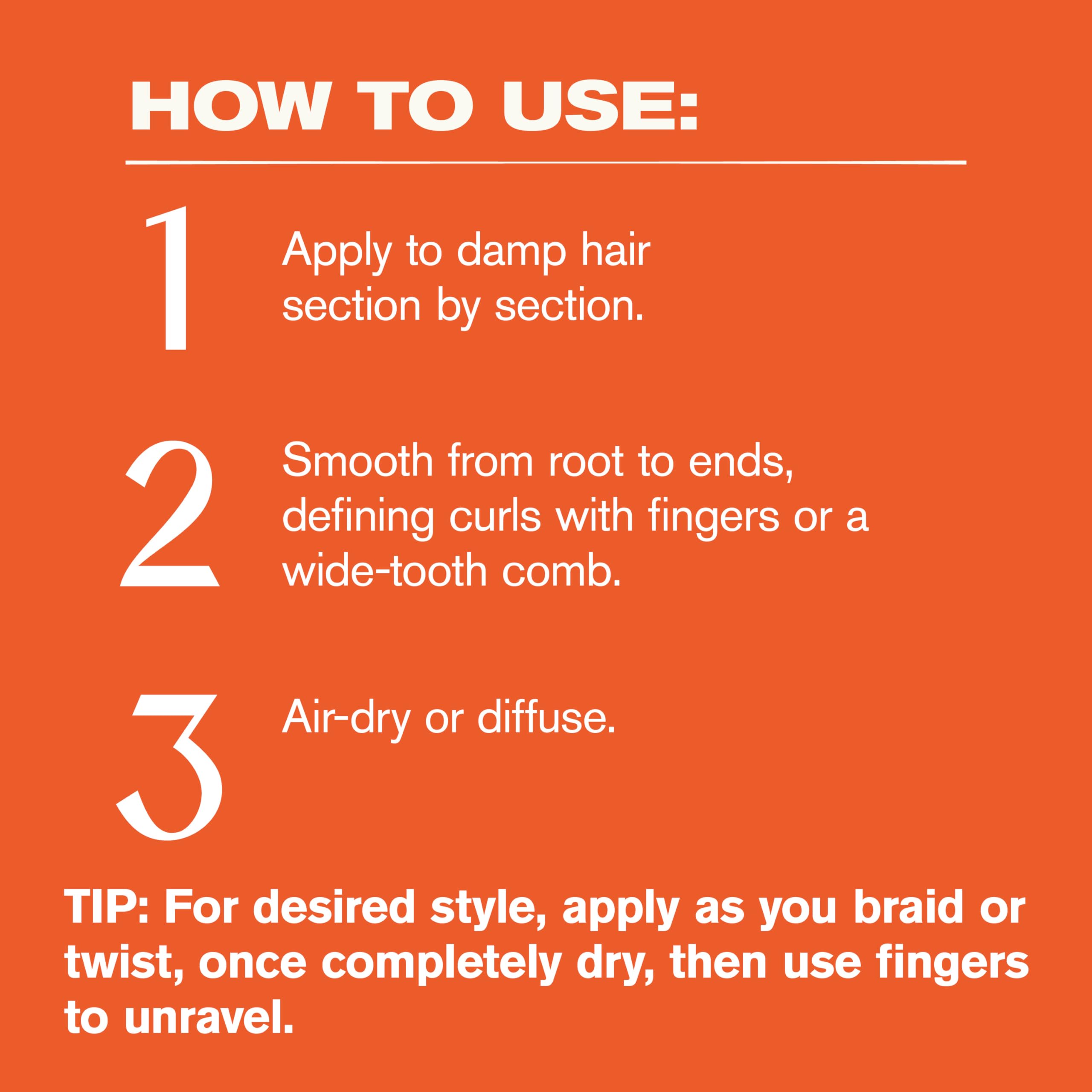 Cantu crema para rizos útil para trenzas y twists