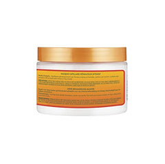 Cantu Deep Treatment Masque jar closeup highlighting nourishing shea butter