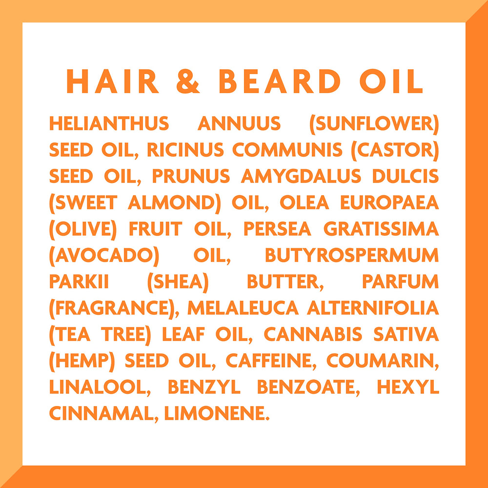 Lifestyle scene of a man using Cantu oil during a morning routine.
