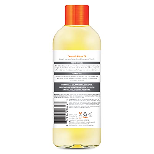 Premium grooming shot highlighting textured hair care with Cantu for Men.