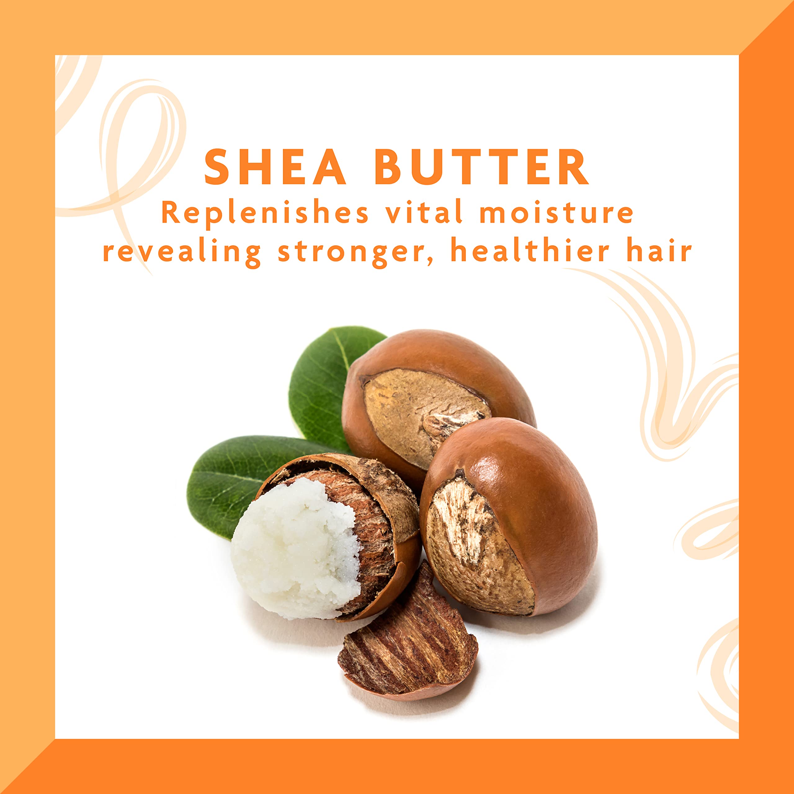 Cantu Hair Dressing Pomade with Shea Butter frizz-smoothing depiction highlights controlled curls and soft shine.