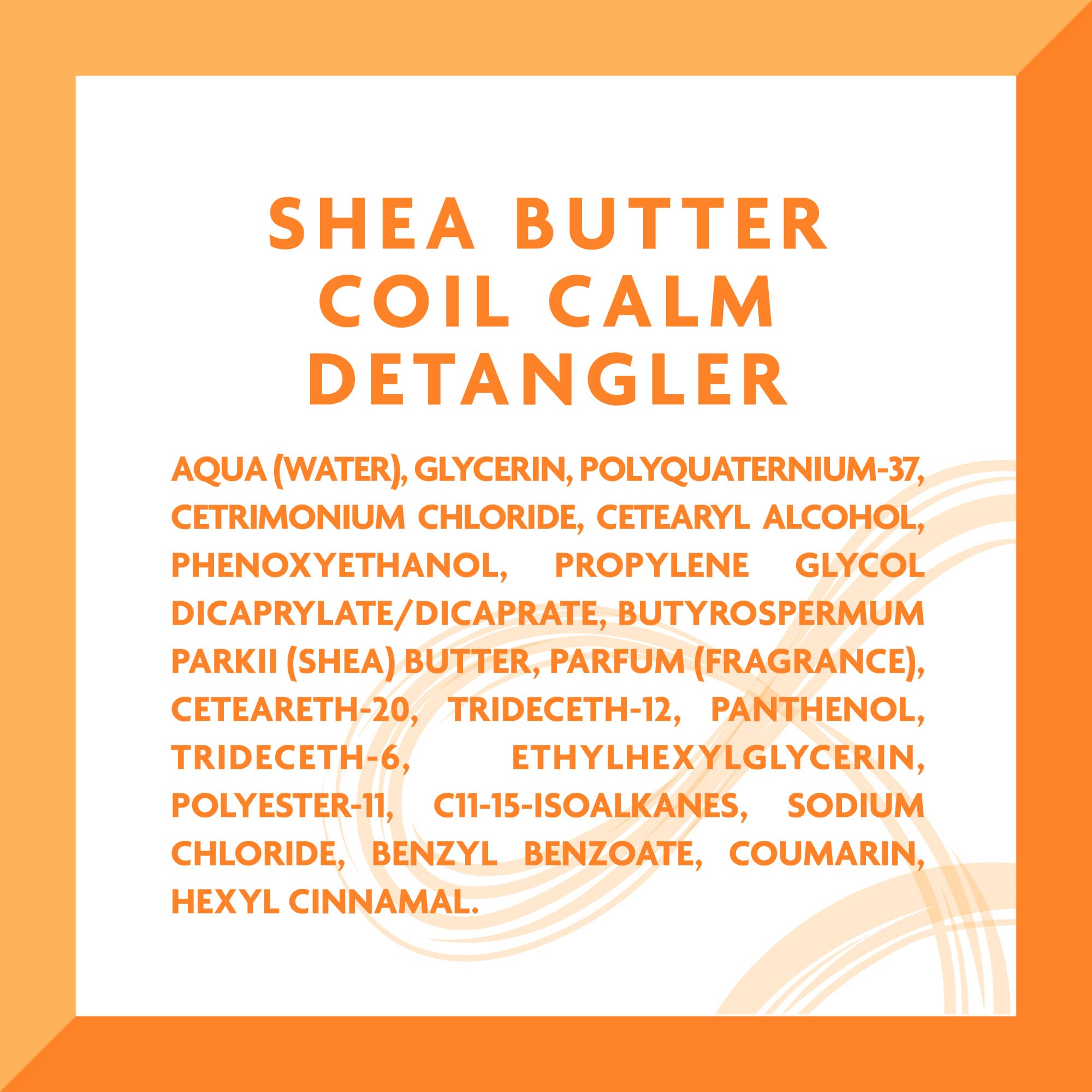 Cantu Detangler label shows no harsh ingredients for gentle care.