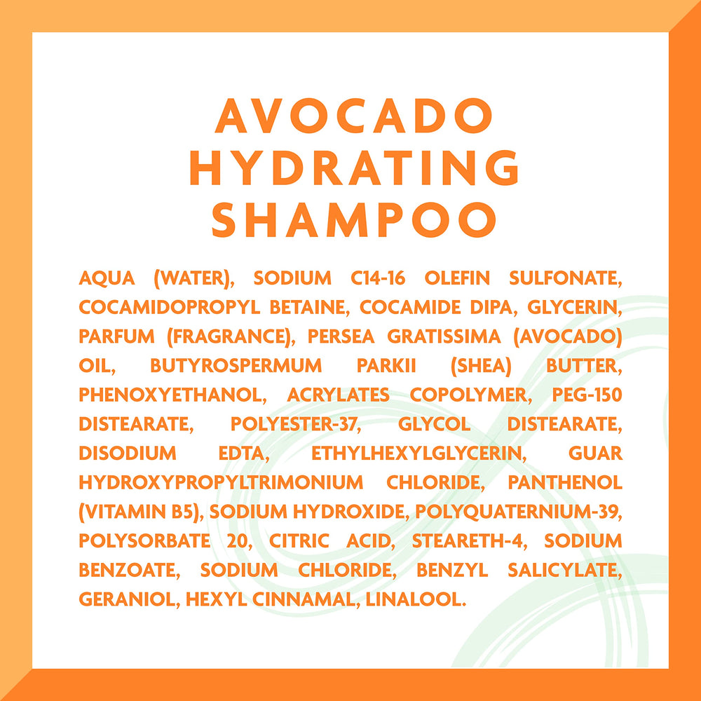Cantu Avocado Hydrating Shampoo: paquete doble ideal para rutina diaria