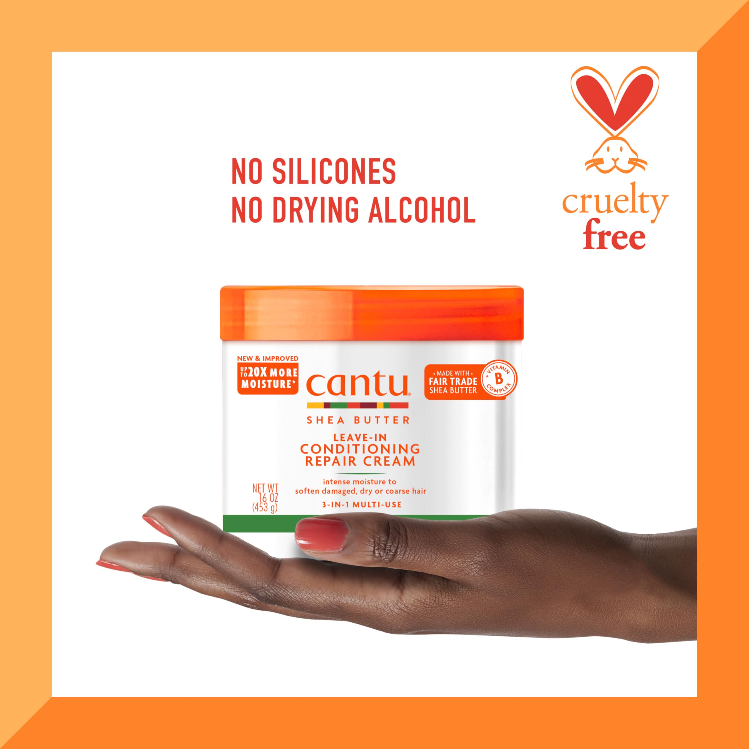 Cantu cuida sin alcohol deshidratante para cabello suave