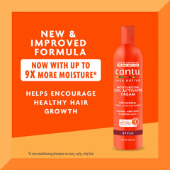 Cantu-rizos-definidos-brillo-natural muestra rizos bien definidos y brillo suave