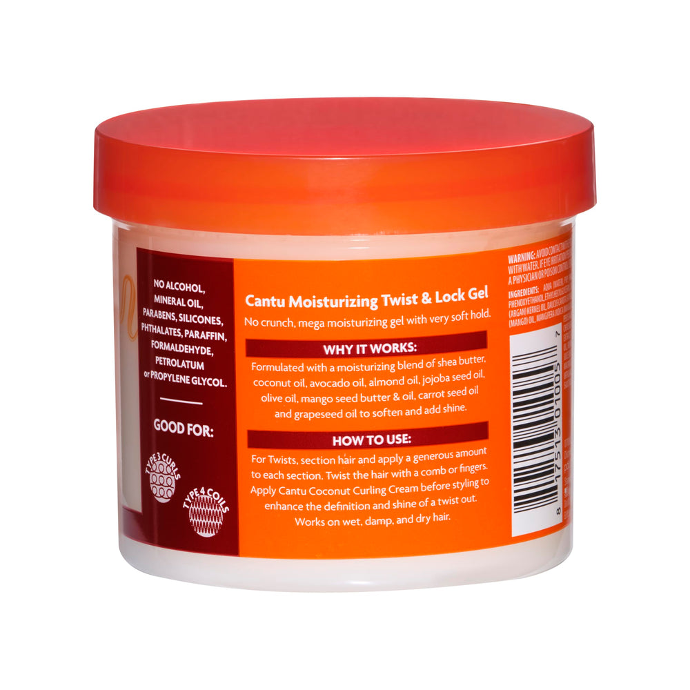 Cantu gel delivers frizz control with a creamy, cruelty-free formula
