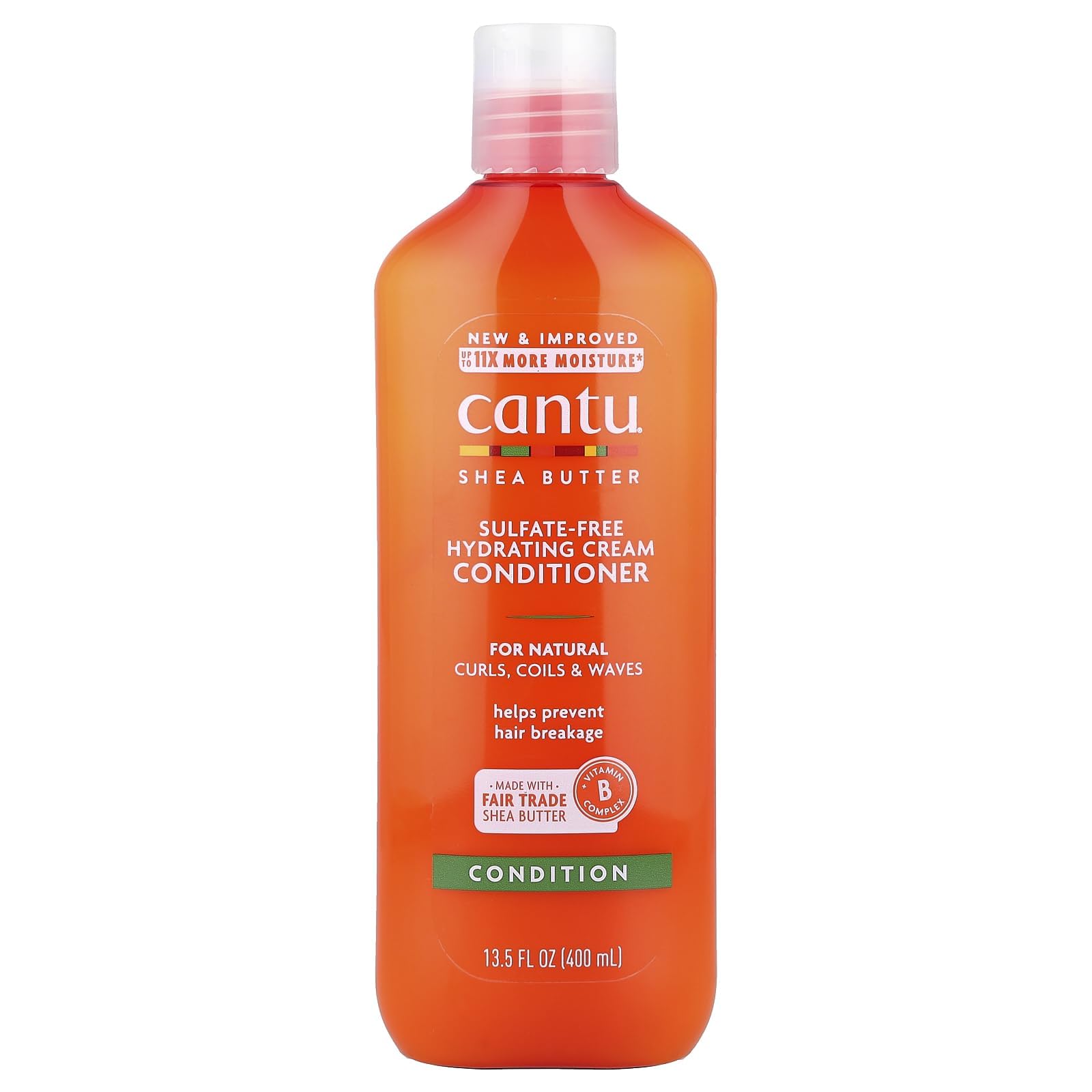 Cantu Shea Butter Hydrating Cream Conditioner bottle with rich moisture for curls