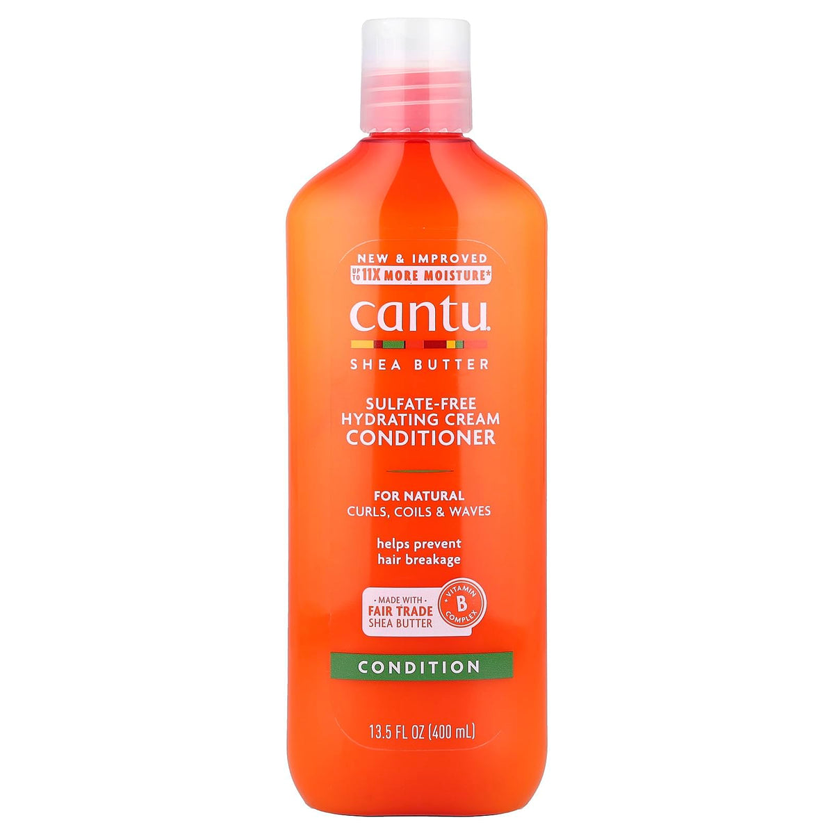 Cantu Shea Butter Hydrating Cream Conditioner bottle with rich moisture for curls