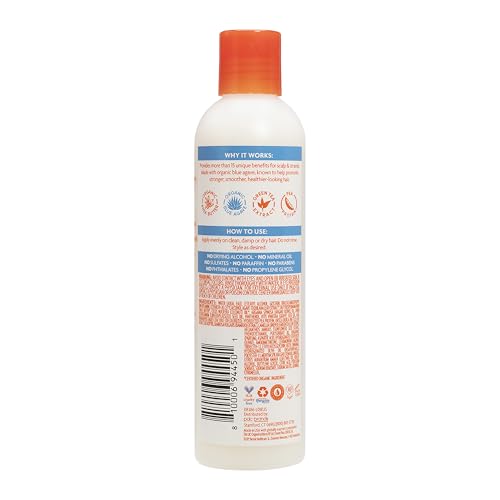 Cantu Weightless Daily Leave-In Cream being applied to damp hair for detangling