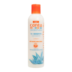 Cantu Weightless Daily Leave-In Cream bottle showing lightweight conditioning for all hair types