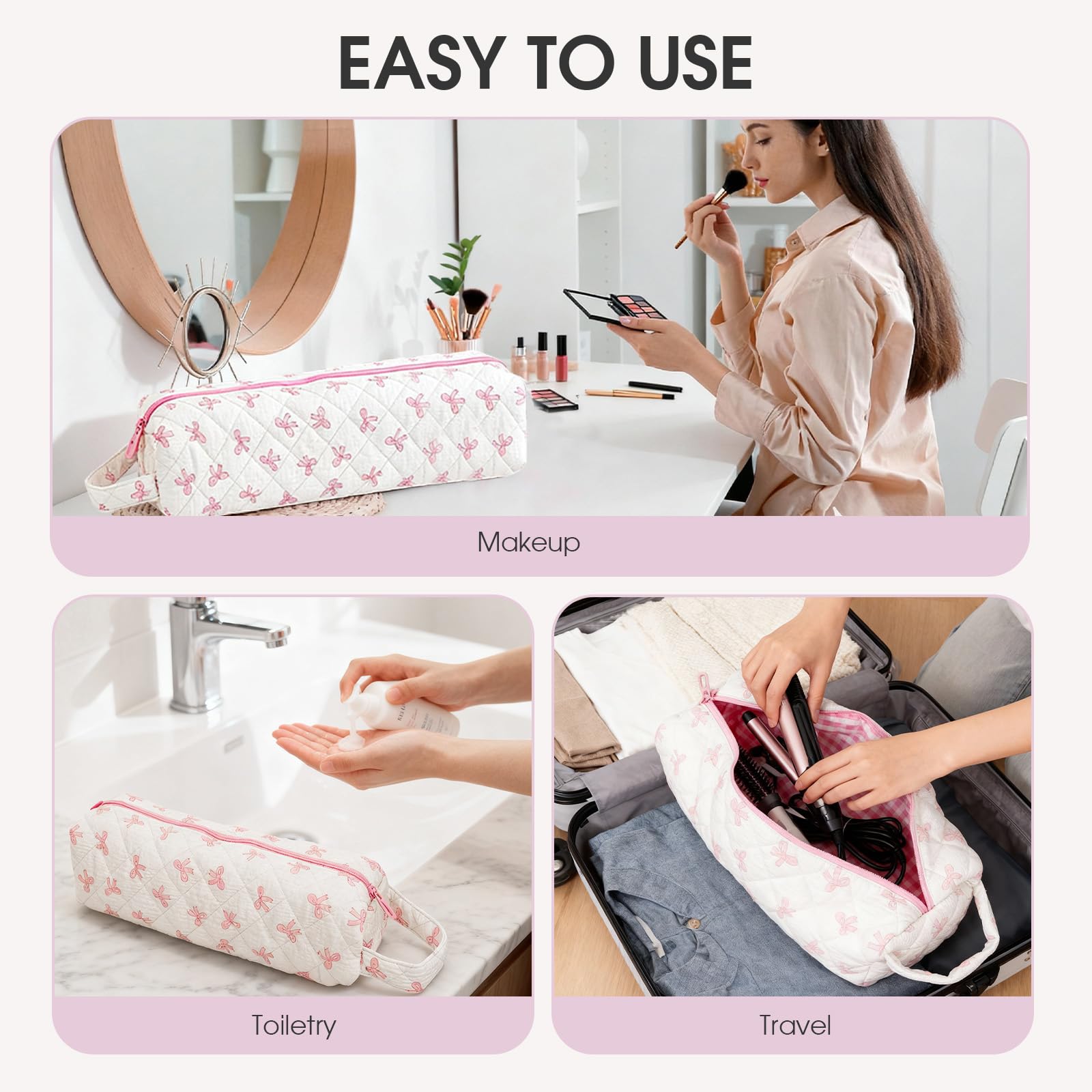 Compact travel-friendly Canumer bag is ideal for quick packing on trips