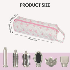 Wide-opening Canumer organizer bag provides quick access to curling irons and flat irons