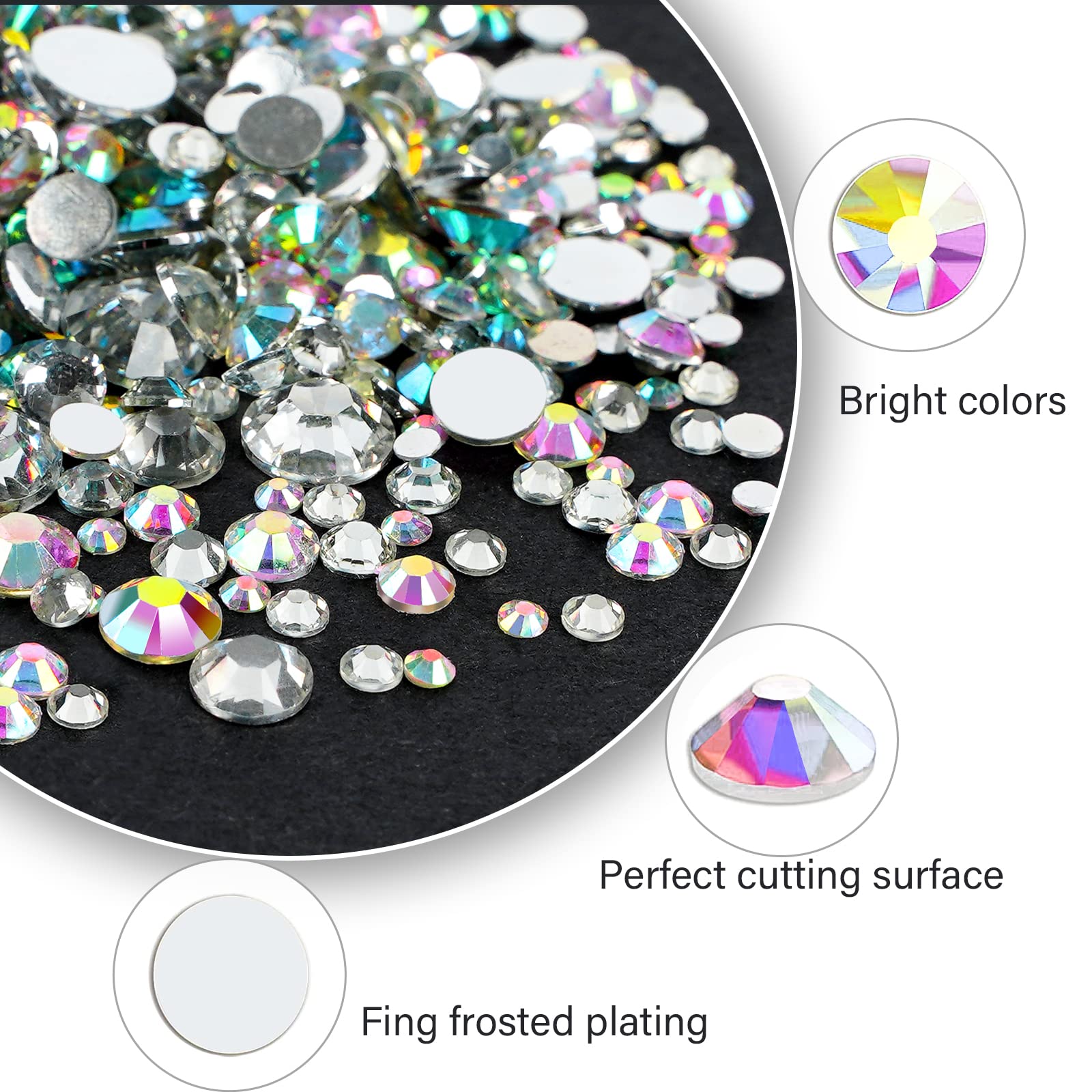 CANVALITE 12-compartment storage box keeps rhinestones organized.
